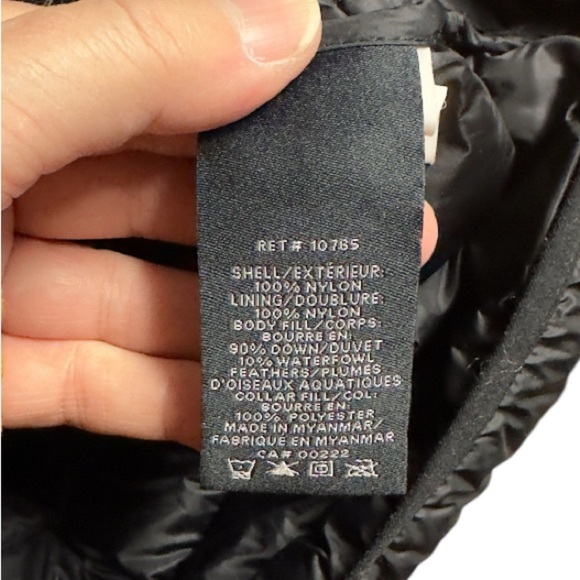 Men's Charcoal Alpine Tek 90/10 Down Vest, XL - Picture 4 of 4